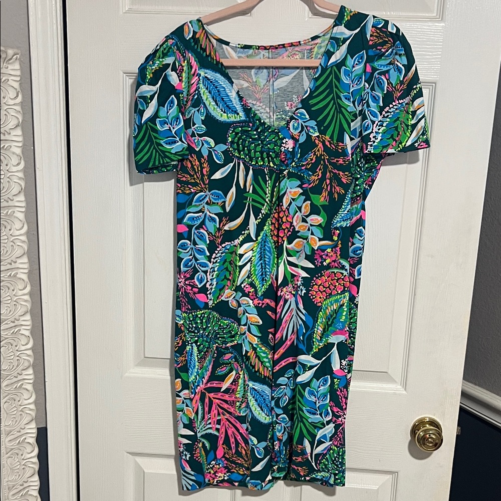 Lilly Pulitzer Vibrant Jungle Print Dress